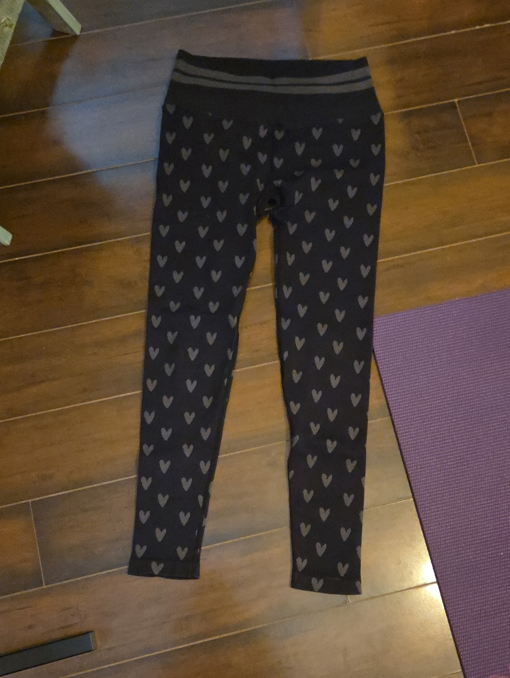 Spiritual Gangster Seamless Love Legging Heart Print Black & Olive